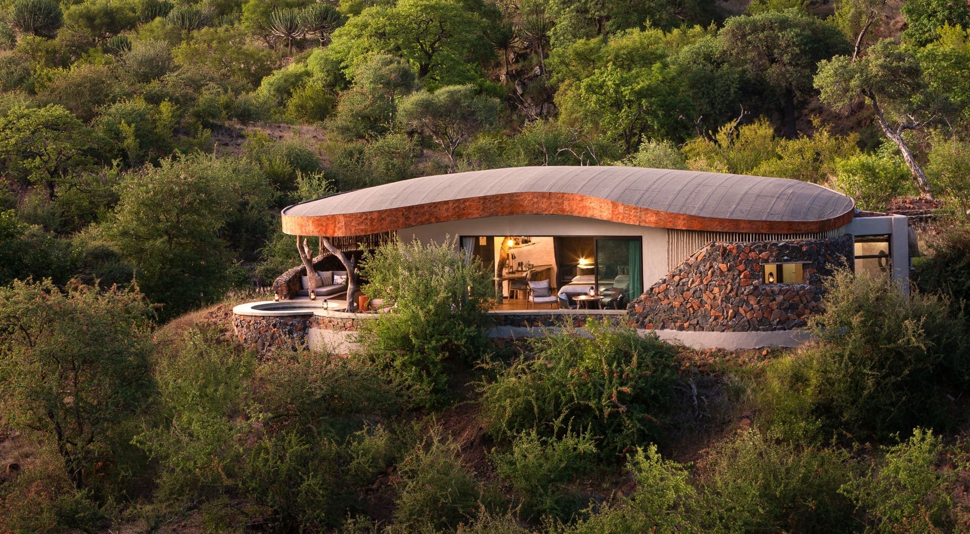 Panoramic view of Mashatu Game Reserve